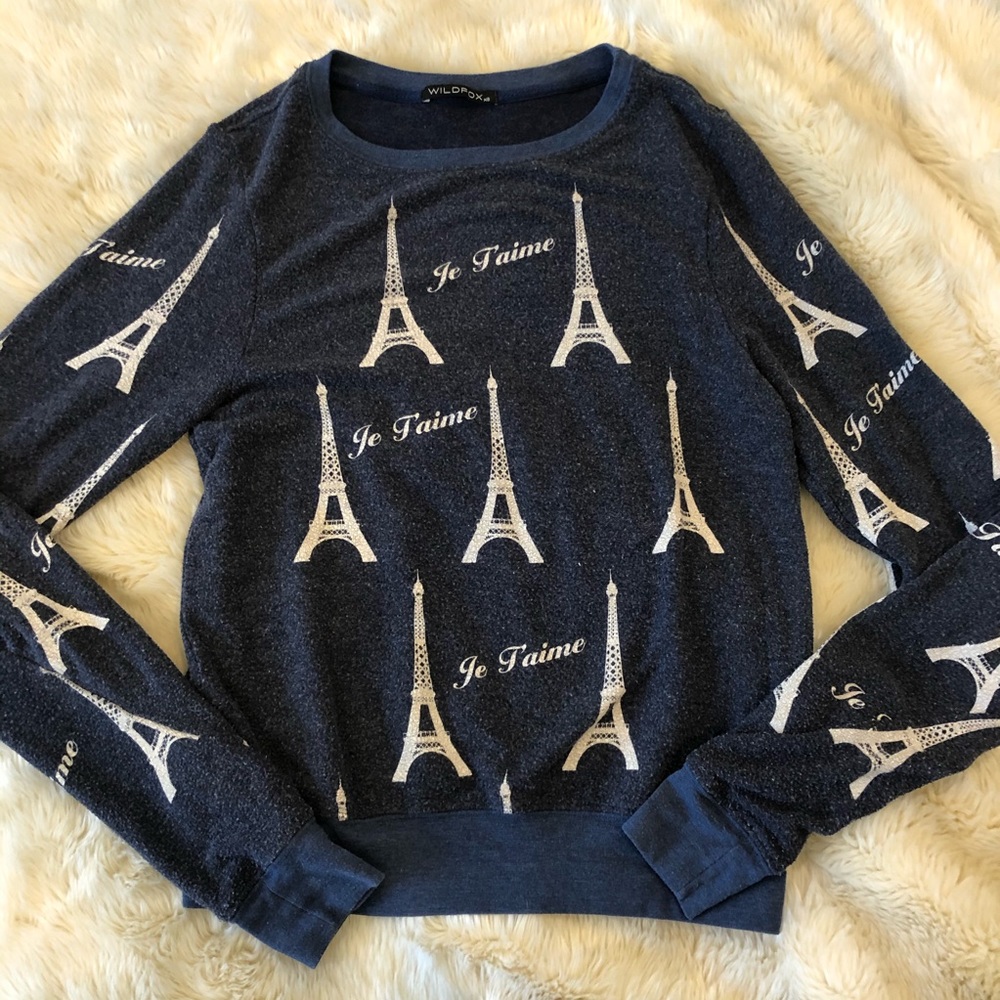 Wildfox Paris Je T’aime Sweatshirt